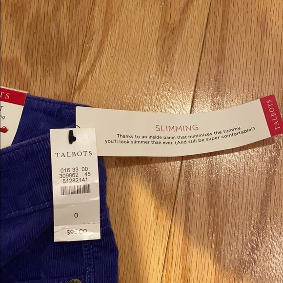 Talbots Flawless Five-Pocket Straight corduroy NWT - Picture 12 of 15